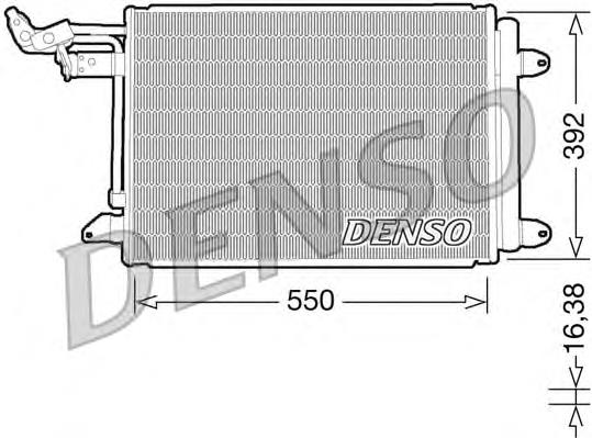 DCN32002 Denso радіатор кондиціонера