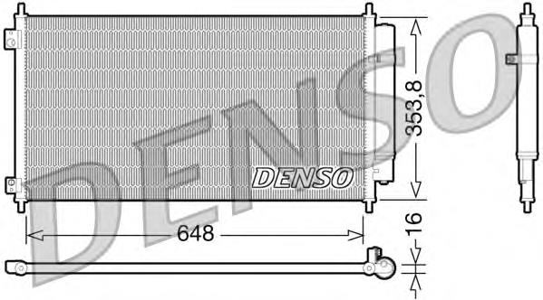 Радіатор кондиціонера DCN40010 Denso
