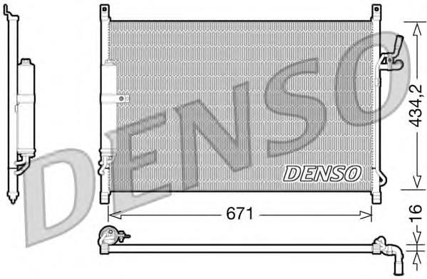 Конденсатор кондиціонера Denso DCN46015 ціна, від 86.34 USD