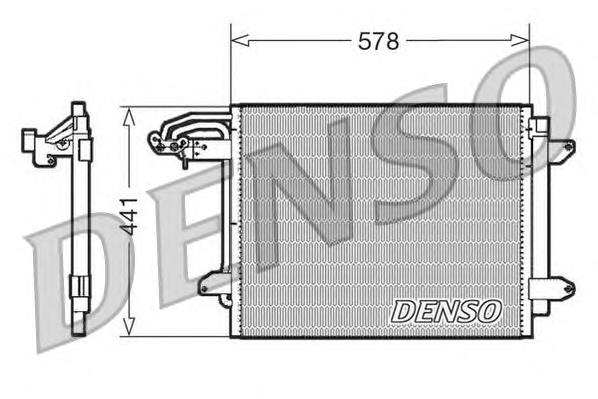 Радіатор кондиціонера DCN32030 Denso