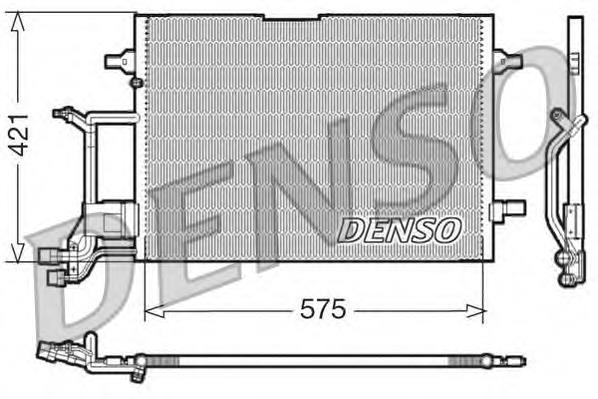 Купити DCN32016 Denso Радіатор системи охолодження кондиціонера
