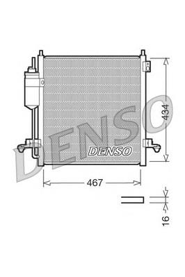 Конденсатор кондиціонера Denso DCN45001 ціна, від 86.53 USD