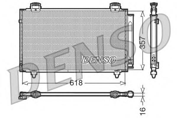 DCN50004 Denso Конденсатор