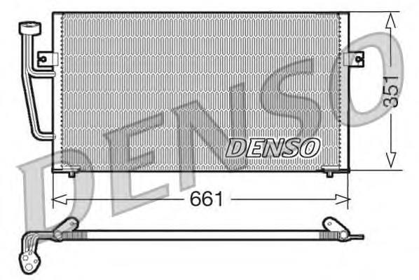 Радіатор охолодження кондиціонера Denso DCN33008