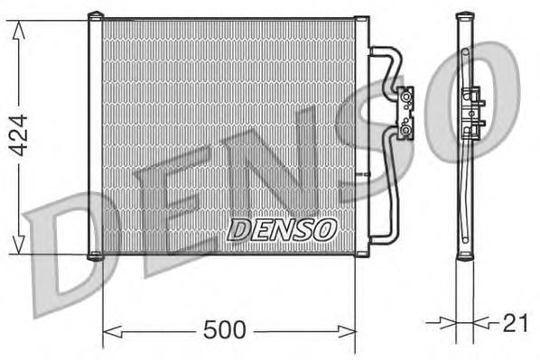Конденсатор кондиціонера Denso DCN05007 ціна, від 81.64 USD