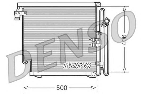 Конденсатор кондиціонера Chrysler 55037618AB ціна, від 70.30 USD