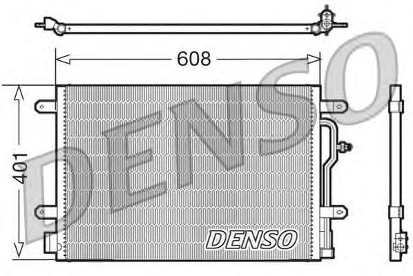 Радіатор охолодження кондиціонера Denso DCN02011