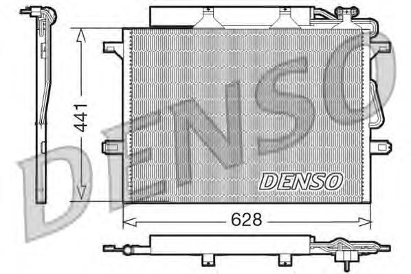Радіатор охолодження кондиціонера Denso DCN17018