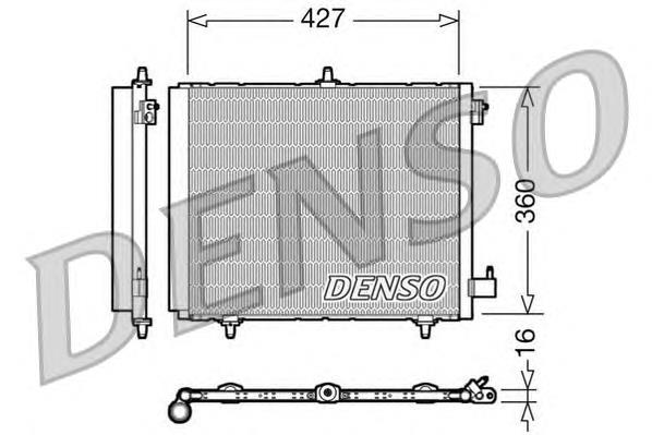 Конденсатор кондиціонера Denso DCN21009 ціна, від 70.07 USD