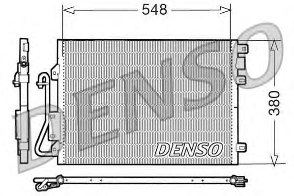 Купити DCN23008 Denso Радіатор системи охолодження кондиціонера