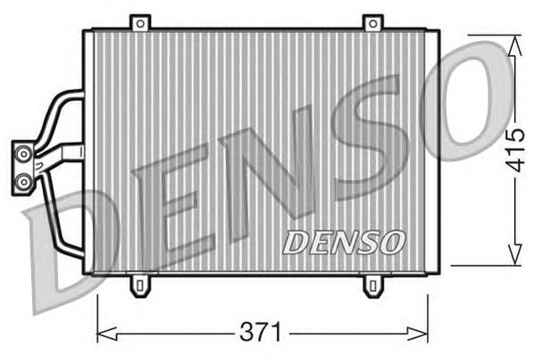 Радіатор кондиціонера DCN23003 Denso