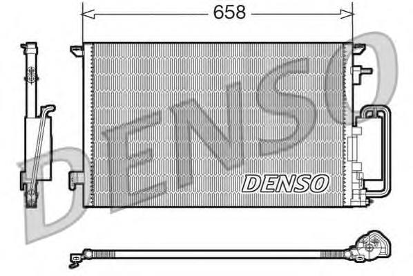 Купити DCN20032 Denso Радіатор системи охолодження кондиціонера