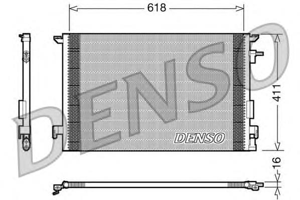 Конденсатор кондиціонера Denso DCN20031 ціна, від 67.14 USD