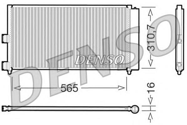 Радіатор кондиціонера DCN09070 Denso