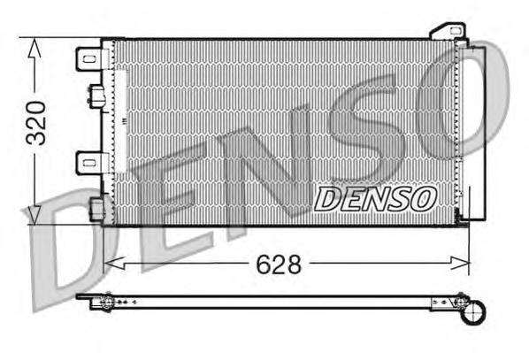Купити DCN05101 Denso Радіатор системи охолодження кондиціонера