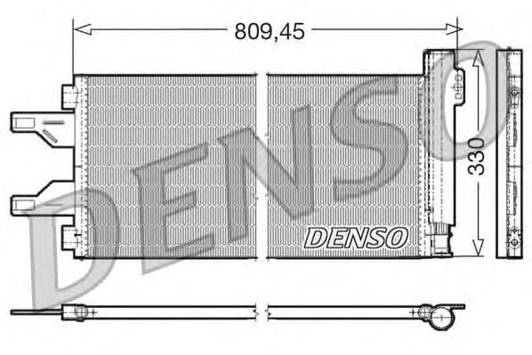 Купити DCN07050 Denso Радіатор системи охолодження кондиціонера