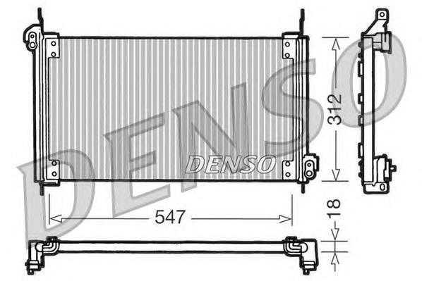 Конденсатор кондиціонера Fiat/Alfa/Lancia 46472101 ціна, від 26.84 USD