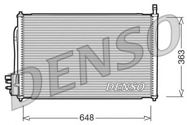 Радіатор охолодження кондиціонера Denso DCN10006