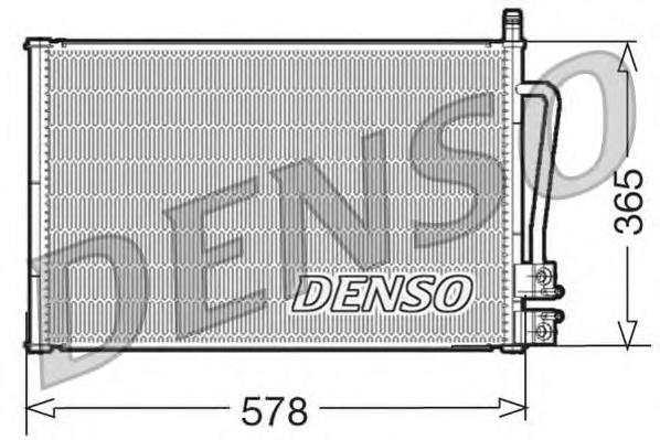 Конденсатор кондиціонера Denso DCN10008 ціна, від 69.19 USD