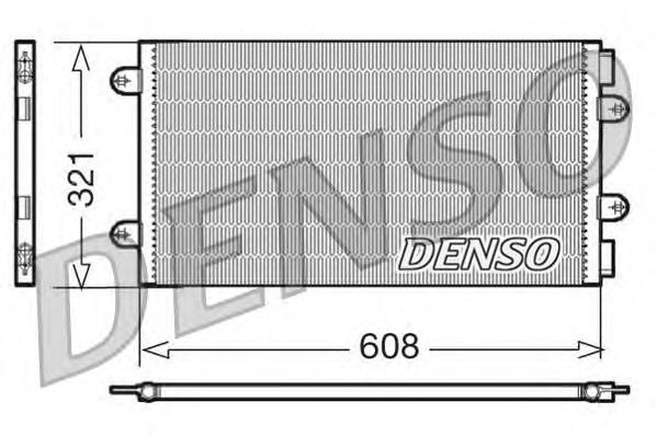 Купити DCN09104 Denso Радіатор системи охолодження кондиціонера