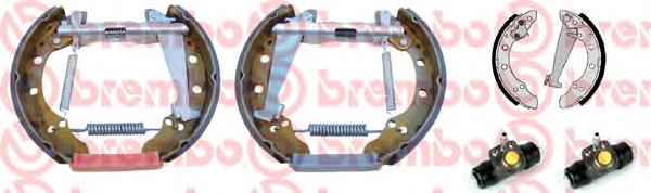 Купити K85023 Brembo Колодки гальмівні задні барабанні, в зборі з циліндруми, комплект