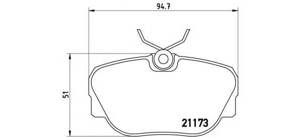 Гальмівні колодки Brembo P06010 ціна, від 20.28 USD