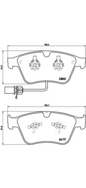 Гальмівні колодки Delphi LP3667 ціна, від 60.36 USD
