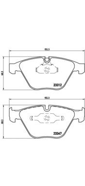 Гальмівні колодки Brembo P06046 ціна, від 34.24 USD