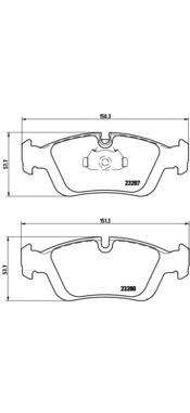 P06024 Brembo Передні гальмівні колодки