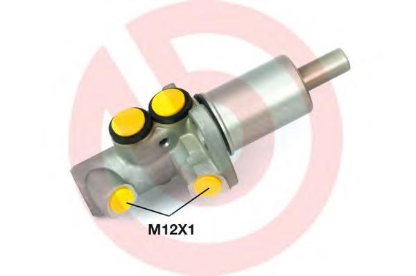 Циліндр головний гальма (Гідротормоз) Brembo M85004 ціна, від 49.75 USD
