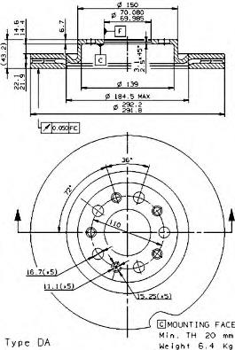 Гальмівні диски 09936621 Brembo