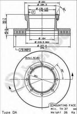 Гальмівні диски 09892510 Brembo
