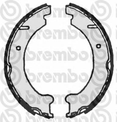 Колодки стоянкового гальма Brembo S86509