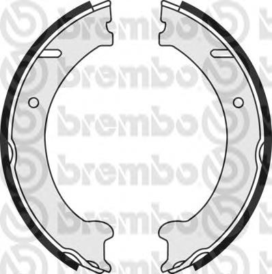 Колодки ручника/стоянкового гальма S86510 Brembo