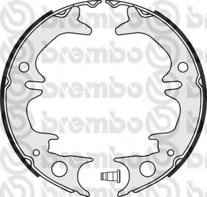 S83543 Brembo Гальмівні колодки ручника