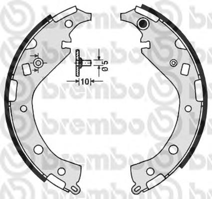 Гальма робочі задні ножні і гальмівні барабани Brembo S83549