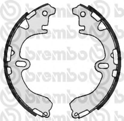 S83531 Brembo Колодки гальмівні задні, барабанні
