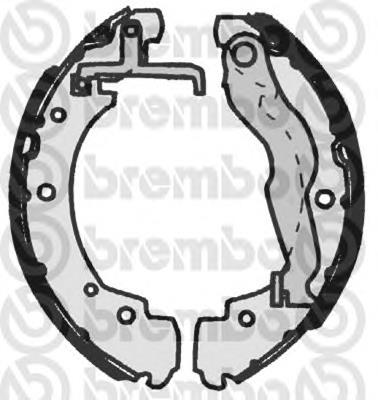 Колодки гальмові задні, барабанні S85515 Brembo