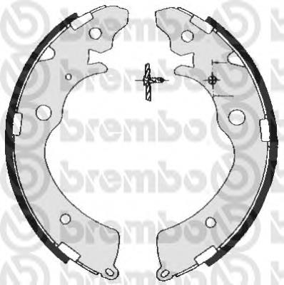 Колодки гальмові задні, барабанні Brembo S28507 ціна, від 21.45 USD