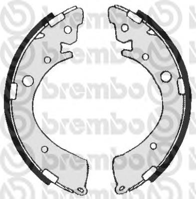 S28506 Brembo Колодки гальмівні задні, барабанні