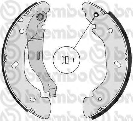 S24538 Brembo Колодки гальмівні задні, барабанні