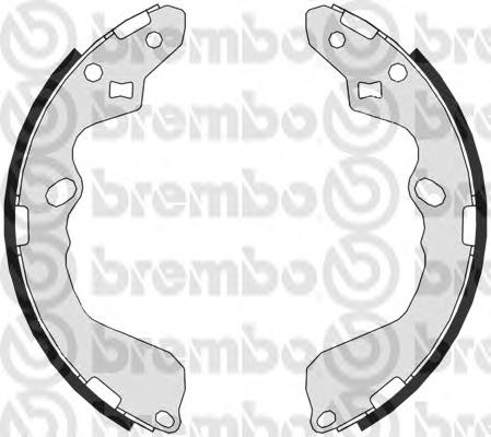 Колодки гальмові задні, барабанні S30508 Brembo
