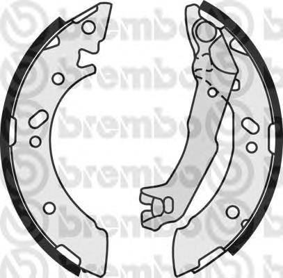 Колодки гальмові задні, барабанні S30510 Brembo