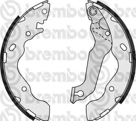 Колодки гальмові задні, барабанні S30511 Brembo