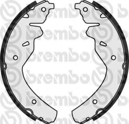 Колодки гальмові задні, барабанні S30509 Brembo