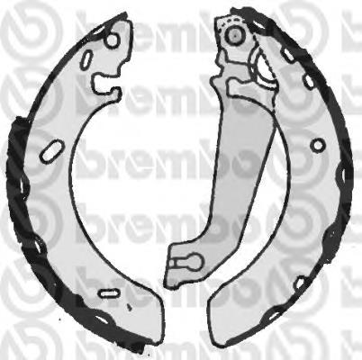 Колодки гальмові задні, барабанні S24520 Brembo