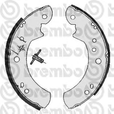 Колодки гальмові задні, барабанні S24512 Brembo