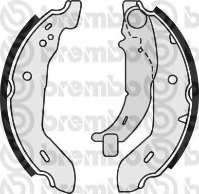 Колодки гальмові задні, барабанні S50503 Brembo