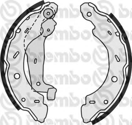 Купити S50504 Brembo Колодки гальмові задні, барабанні