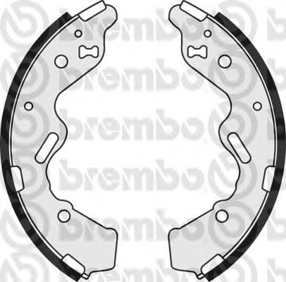 Купити S49520 Brembo Колодки гальмові задні, барабанні